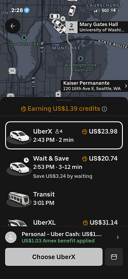 CareMatch mobile screen 1